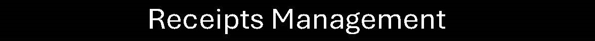 Receipts Management link